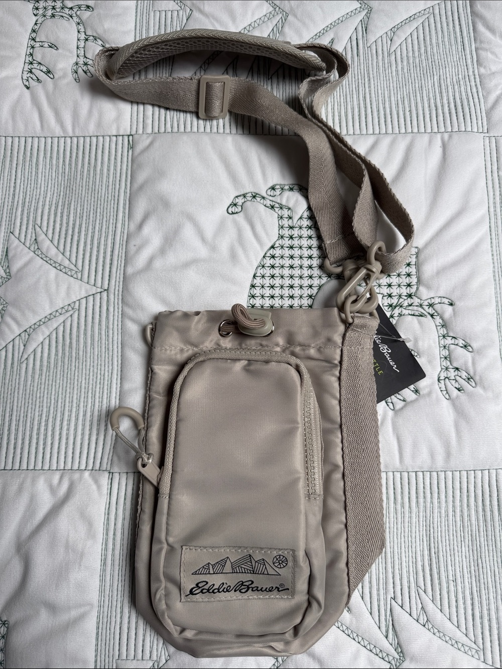 Eddie Bauer Water Bottle Sling Bag-See Photos-Unisex-NWT